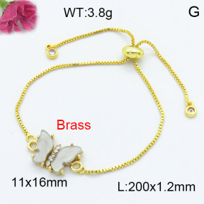 Fashion Brass Bracelet  F3B404140vail-G030