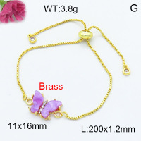 Fashion Brass Bracelet  F3B404143vail-G030