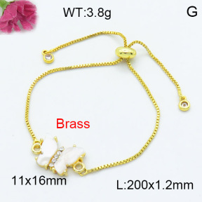 Fashion Brass Bracelet  F3B404144vail-G030