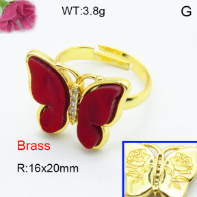 Fashion Brass Ring  F3R400455vbmb-G030