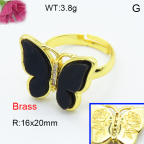 Fashion Brass Ring  F3R400462vbmb-G030