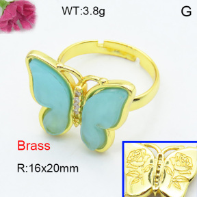 Fashion Brass Ring  F3R400464vbmb-G030