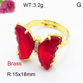 Fashion Brass Ring  F3R400468ablb-G030