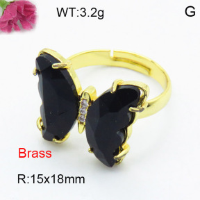 Fashion Brass Ring  F3R400471ablb-G030
