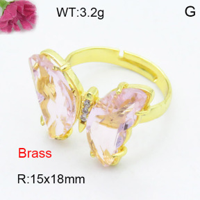 Fashion Brass Ring  F3R400476ablb-G030