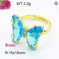 Fashion Brass Ring  F3R400484ablb-G030