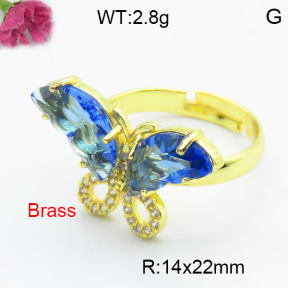 Fashion Brass Ring  F3R400501vbmb-G030