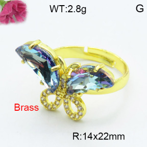 Fashion Brass Ring  F3R400502vbmb-G030
