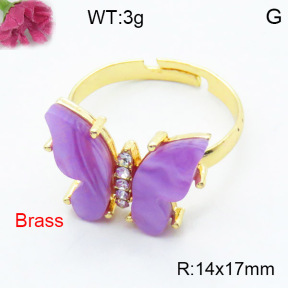Fashion Brass Ring  F3R400511aakl-G030