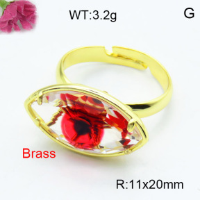 Fashion Brass Ring  F3R400523ablb-G030