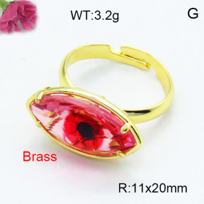 Fashion Brass Ring  F3R400524ablb-G030