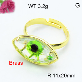 Fashion Brass Ring  F3R400527ablb-G030