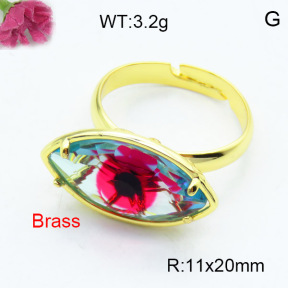 Fashion Brass Ring  F3R400528ablb-G030