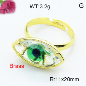 Fashion Brass Ring  F3R400530ablb-G030