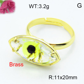 Fashion Brass Ring  F3R400532ablb-G030