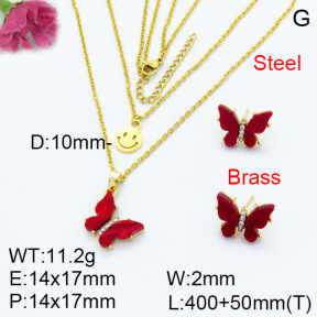 Fashion Brass Sets  F3S007336vbnl-G030