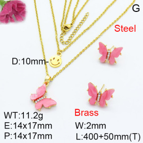 Fashion Brass Sets  F3S007338vbnl-G030