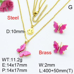 Fashion Brass Sets  F3S007342vbnl-G030