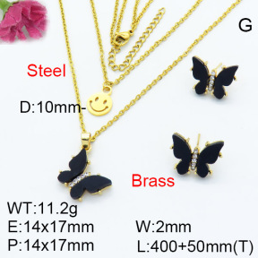 Fashion Brass Sets  F3S007346vbnl-G030