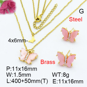 Fashion Brass Sets  F3S007354vbnl-G030