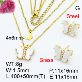 Fashion Brass Sets  F3S007361vbnl-G030