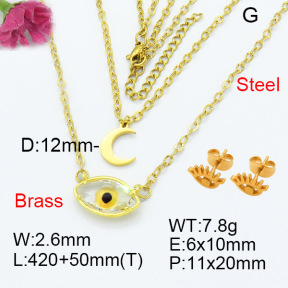 Fashion Brass Sets  F3S007384baka-G030