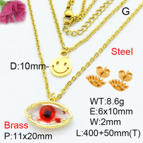 Fashion Brass Sets  F3S007400baka-G030