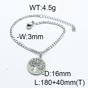 SS Bracelet  6B2002902vbmb-706