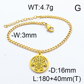 SS Bracelet  6B2002903vbnb-706