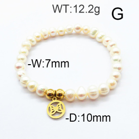 SS Bracelet  6B3001680bvpl-706