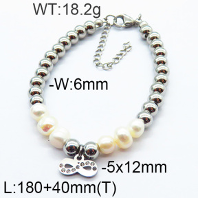 SS Bracelet  6B3001724vbpb-706