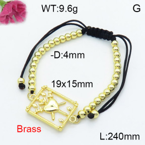 Fashion Brass Bracelet  F3B300202vbnl-L024