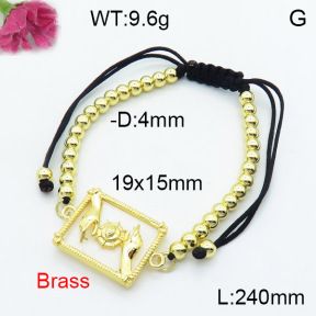 Fashion Brass Bracelet  F3B300203vbnl-L024