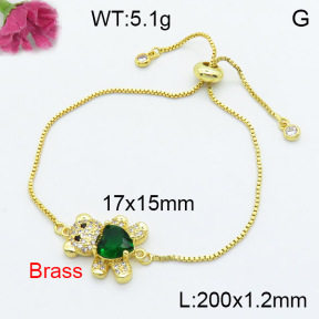 Fashion Brass Bracelet  F3B404207vbmb-L024
