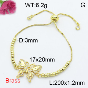 Fashion Brass Bracelet  F3B404221bbmo-L024