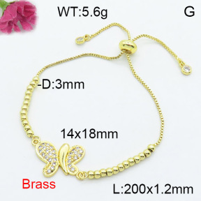 Fashion Brass Bracelet  F3B404232bbml-L024