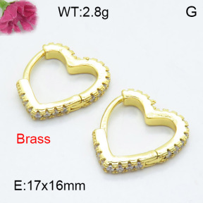 Fashion Brass Earrings  F3E402330ablb-L024