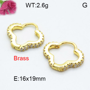 Fashion Brass Earrings  F3E402335ablb-L024