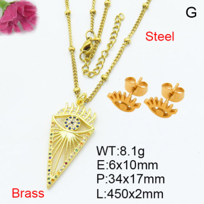 Fashion Brass Sets  F3S007423baka-L024