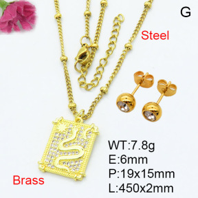 Fashion Brass Sets  F3S007424aajl-L024