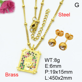 Fashion Brass Sets  F3S007425aajo-L024