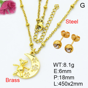 Fashion Brass Sets  F3S007441avja-L024