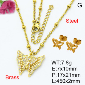 Fashion Brass Sets  F3S007442aajo-L024