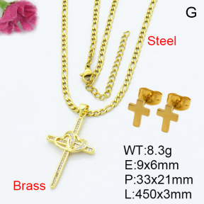 Fashion Brass Sets  F3S007443aajl-L024