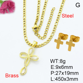 Fashion Brass Sets  F3S007447aajl-L024