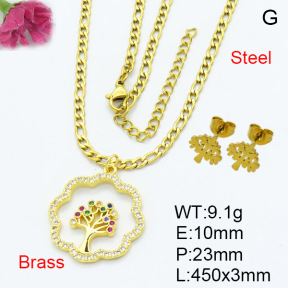 Fashion Brass Sets  F3S007450aakl-L024