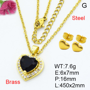 Fashion Brass Sets  F3S007454baka-L024