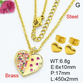 Fashion Brass Sets  F3S007459aajo-L024