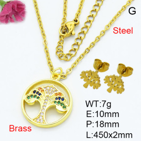 Fashion Brass Sets  F3S007461aajo-L024