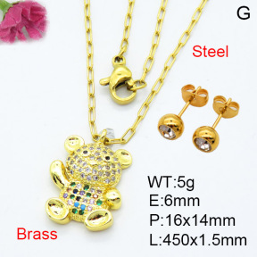 Fashion Brass Sets  F3S007464baka-L024